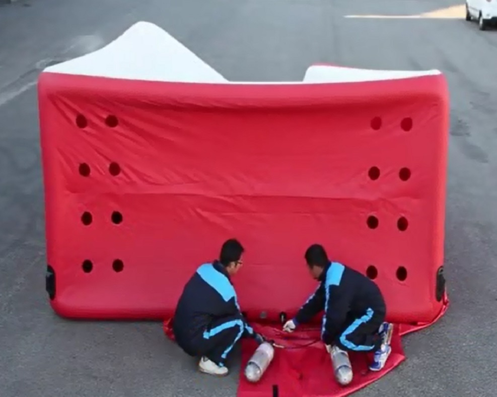 실린더형 공기안전매트 이미지